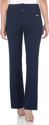 Vista 3 de Rekucci - Pantalón de vestir ligeramente acampanados, elásticos y de efecto adelgazante para mujer, Straight, 10