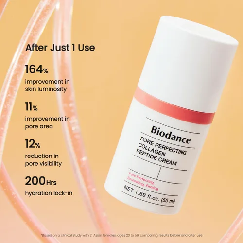 Vista 9 de BIODANCE Trío de colágeno: Máscara de colágeno bio y suero de péptido de colágeno y crema para piel de vidrio, hidratación voluminosa, cuidado