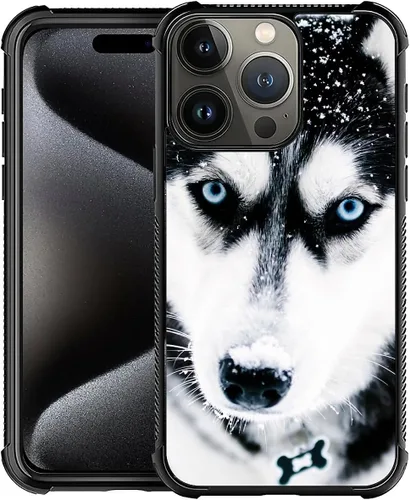 Vista 159 de CARLOCA Funda compatible con iPhone 15, increíble patrón de luz espacial nebulosa para niñas y niños, ultra protección, a prueba de golpes