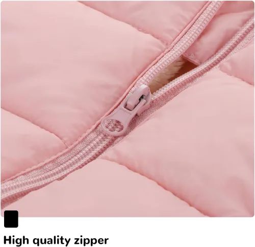 Vista 4 de Chaqueta de forro polar para niñas recién nacidas, abrigo de invierno para niños pequeños