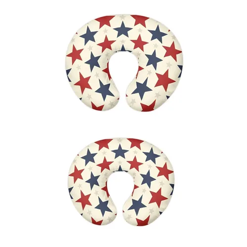 Vista 7 de American Stars - Funda de almohada de lactancia suave y cómoda para recién nacido, resistente a las manchas y a los arañazos del 4 de julio