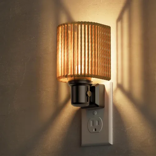 Vista 25 de L LOHAS LED Las luces nocturnas se enchufan a la pared, enchufe en la luz Beige-3000K