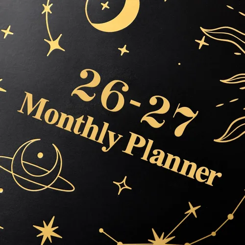 Vista 8 de Planificador Mensual 2026-2027 - 9'' x 11'', Planificador de Calendario Mensual 2026-2027, ENE. 2026 - DIC. 2027, Calendario Grande de 2 Años