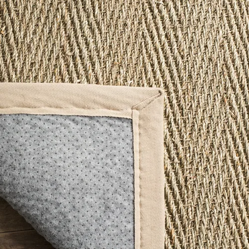 Vista 3 de Safavieh Colección de fibra natural NF115P - Alfombra (fibra natural), color gris, Fibras naturales