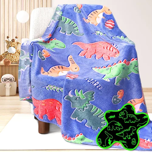 Vista 9 de Regalos de Oso Juguetes para Niños Niños Bebé - Manta de Oso que Brilla en la Oscuridad Regalos de Oso para Decoración de Cumpleaños Edad 12 3 4 5 6