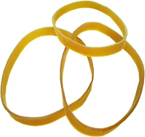 Vista 2 de SellerGiveOrBuy - Bandas elásticas de goma naural de 0.394 in. x 3 pulgadas de diámetro, 100% goma pura, flexible y fuerte, suministros