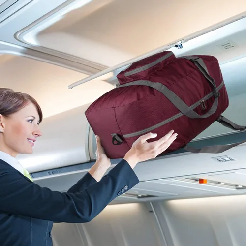 Vista 3 de WANDF - Bolsos de lona plegable en tamaños de 16 a 22 pulgadas y con volúmenes de entre 5.28 a 13.2 galones para viajar, llevar al gimnasio