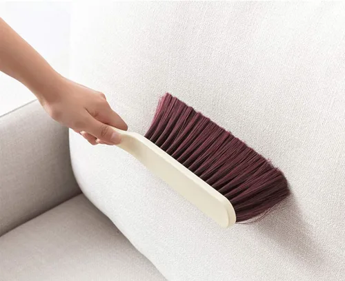 Vista 8 de Contador plumero Sábanas Cepillo de limpieza de residuos Cerda suave Ropa Escritorio Sofá Plumero Pequeñas Partículas Removedor de Pelo