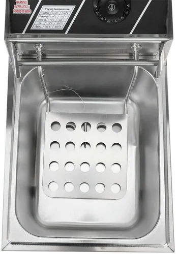 Vista 4 de iropro Freidora de grasa profunda, 10 litros con control de temperatura ajustable, 2500 W para uso doméstico y cesta extraíble para una fácil