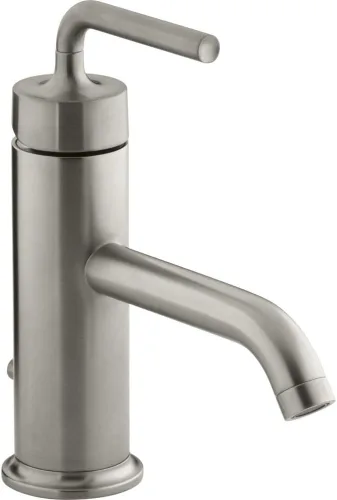 Vista 46 de KOHLER K-14408-4-AF Purist - Grifo para lavabo de baño, 3 agujeros, manijas de palanca alta generalizadas y boquilla de cuello de cisne alto, 1.2