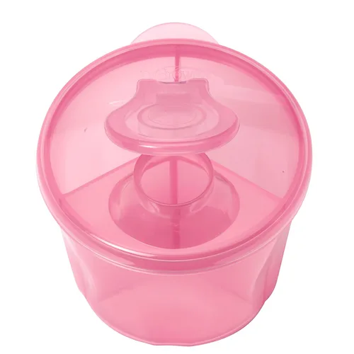Vista 7 de Dr. Brown's Dispensador de fórmula de viaje con tapa, sin BPA, rosa, capacidad para 27 onzas, (paquete de 12)