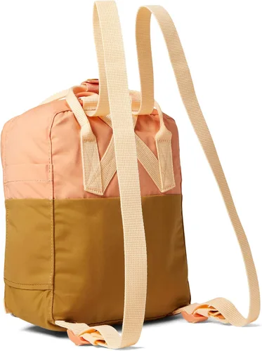 Vista 2 de Fjallraven Mini mochila Kanken Art para mujer, Landsort, verde, naranja, talla única