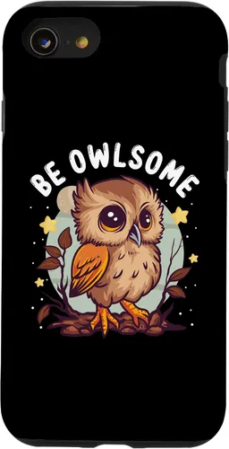 Vista 18 de Funda para iPhone 17 con diseño de humor de búho para los amantes de las aves nocturnas
