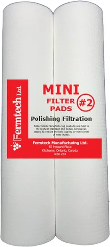 Vista 8 de Fermtech Mini 2 almohadillas de filtración de vino (#1)