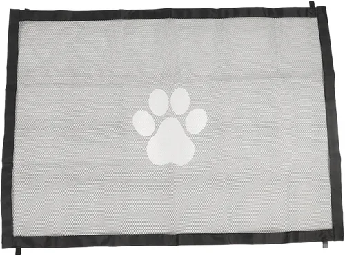 Vista 3 de Puerta para mascotas, puerta de perro, plegable, para interiores, para escaleras, puertas, dormitorios, pasillos (S 35.43 pulgadas de diámetro)
