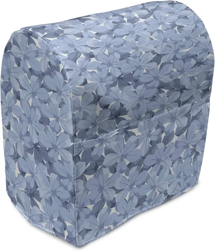Vista 52 de Ambesonne Funda moderna para batidora, patrón de estrellas pequeñas como diamantes para la oficina en casa, arte contemporáneo, organizador