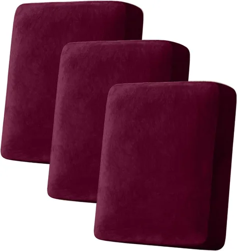 Vista 48 de Funda para Sofá de Terciopelo Elástico Funda de Cojín de Sofá 1 Pieza - Funda Elástica Lavable para Asiento o Respaldo, Fundas de Asiento para Sofás