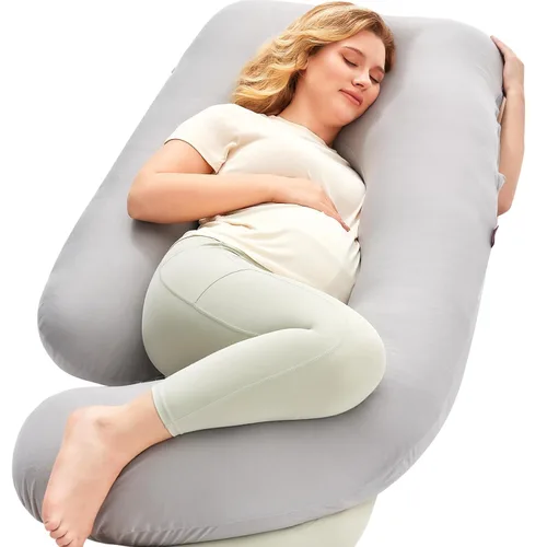 Vista 13 de Momcozy Nueva almohada de embarazo refrescante - Almohada de maternidad