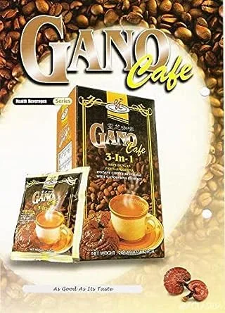 Vista 6 de Café instantáneo Ganocafe 3 en 1 (3 cajas de 60 bolsas)