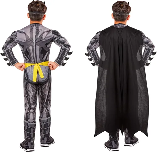 Vista 4 de Rubies DC Comics Superheroes: Batman Costume for Kids, Boy's Small