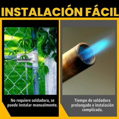 Vista 7 de VIVIDA Abrazaderas de riel de extremo de 1-3/8" x 1-3/8" 2 piezas, Abrazaderas de panel de enlace de cadena T, Conectores T de tubería galvanizada