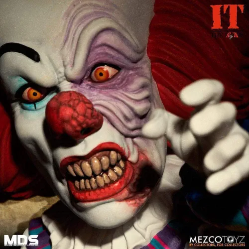 Vista 8 de Mezco toyz - Figurine It 1990 - Pennywise Deluxe 5.9 in - 0696198430264,43026