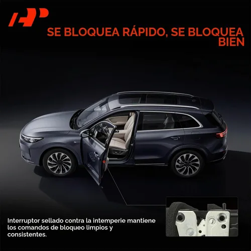 Vista 3 de A-Premium - Actuador de bloqueo de puerta lateral del conductor trasero izquierdo Compatible con Nissan Versa/Tiida 2007-2013