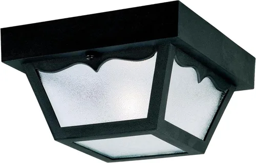 Vista 5 de Westinghouse 6697500 Accesorio tradicional de montaje empotrado para exteriores con una sola luz, acabado blanco sobre polipropileno, paneles