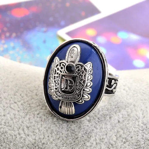 Vista 4 de Lureme (04001478) - Anillo para fanáticos de Vampire Diaries, sello de Damon para caminar a la luz del día