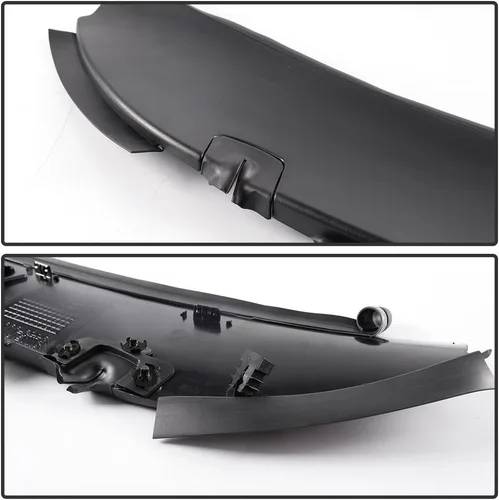 Vista 6 de G-PLUS Parrilla de ventilación para parabrisas compatible con Ford Mustang 1999-2004, repuesto directo del mercado de accesorios FO1270102