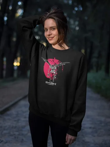 Vista 4 de Ripple Junction Death Note - Sudadera con forro polar para adulto forro polar diseño de Ryuk