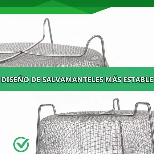 Vista 5 de AOZITA Cesta de vapor para accesorios de Instant Pot de 6 cuartos o 8 cuartos de galón - 2 niveles apilables de acero inoxidable 18/8 de malla