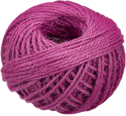 Vista 11 de MECCANIXITY Cuerda de yute de 164 pies de 0.079 in, cuerda de yute, cuerda de yute natural, color beige, para manualidades, jardinería, agrupación