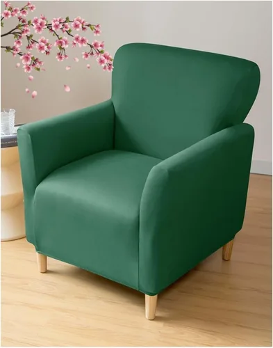 Vista 32 de Fundas elásticas para sillón de sala de estar, fundas protectoras para perros, mascotas y niños, diseño de jacquard con patrón de 1 asiento pequeño