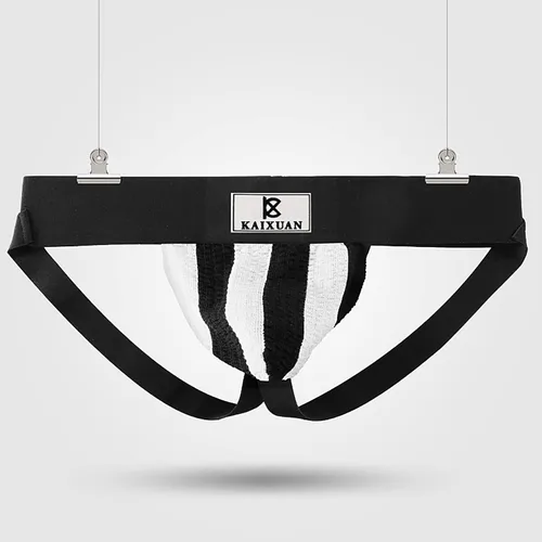Vista 3 de Jock Strap - Correa de malla ancha para hombre, ropa interior masculina suspensorio, soporte atlético para vasectomía de gimnasio