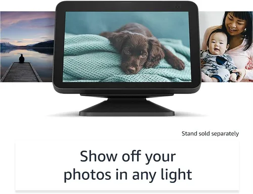 Vista 5 de [Usado] Nuevo Echo Show 8 (2da generación, edición 2021) - Pantalla HD inteligente con Alexa y cámara de 13 MP - Carbón