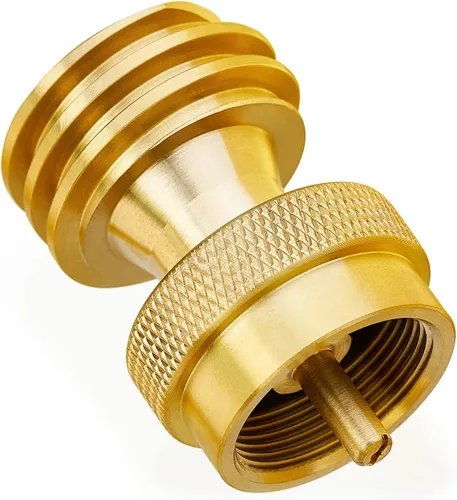 Vista 8 de CALPOSE Adaptador de propano convertidor de 20 libras a 1 libra, adaptador de propano de 20 libras a 1 libra con válvula de encendido/apagado