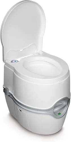 Vista 2 de Inodoro portátil de Thetford 92360 Porta Potti 550E curveado Gris