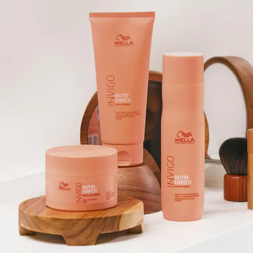 Vista 10 de Wella Professionals Invigo Nutri-Enrich Mascarilla Nutritiva e Hidratante Profunda Para Cabello Seco Dañado oz