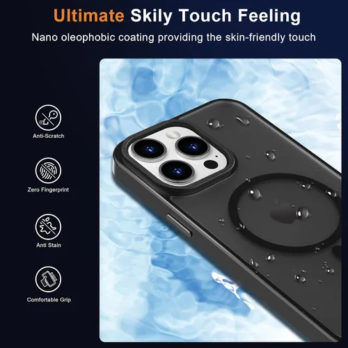 Vista 337 de MOCCA - Funda magnética resistente para iPhone XR de 6.1 pulgadas, compatible con MagSafe, funda con protección contra caídas de grado militar