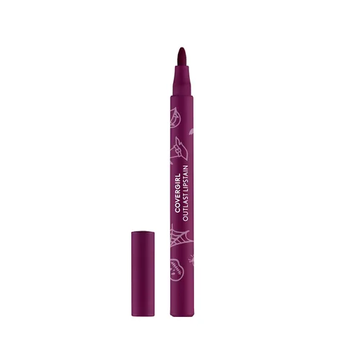 Vista 15 de Covergirl Outlast, 05 All-Star, Lipstain, aplicación suave, punta precisa similar a un bolígrafo, a prueba de transferencia, acabado teñido
