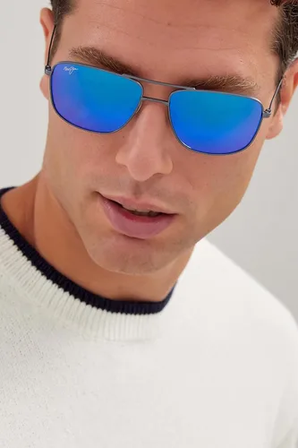 Vista 10 de Maui Jim mens Mikioi W/Patented Polarizedplus2 Lenses Square Sunglasses