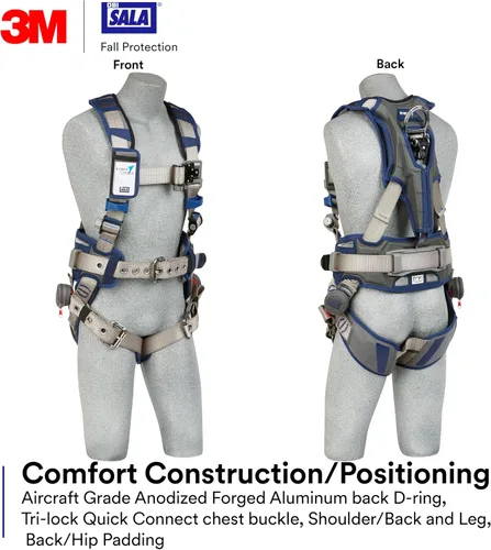 Vista 2 de 3M DBI-SALA ExoFit STRATA Arnés de seguridad de posicionamiento Comfort Construction, OSHA, 1180011, pequeño