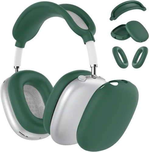 Vista 40 de Funda rígida para AirPods Max con modo de sueño, funda de transporte para auriculares con almohadillas de silicona para AirPods