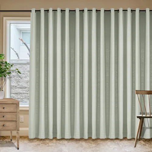 Vista 72 de Frelement Cortinas de lino de lino de bronce con ojales para interiores, tratamiento de ventanas para sala de estar, dormitorio, habitación