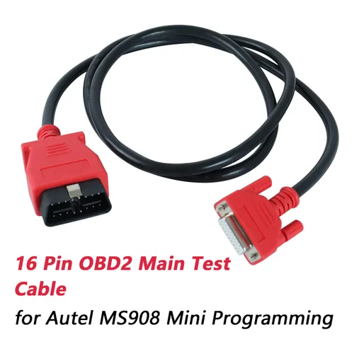 Vista 4 de Cable de prueba principal para programar Autel MaxiSys MS908P Cable Connector - Cable de prueba de diagnóstico de 16 pines OBD2