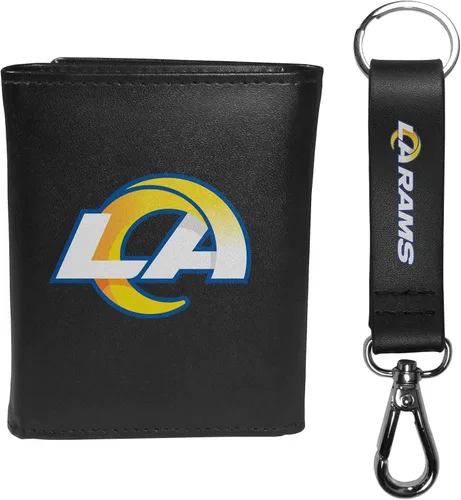 Vista 17 de Siskiyou Sports NFL unisex Tri-fold Wallet & Strap Key Chain