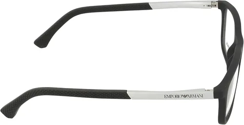 Vista 3 de Armani EA3069 - Marcos para lentes 5063-55 - Goma negra EA3069-5063-55 Caucho negro