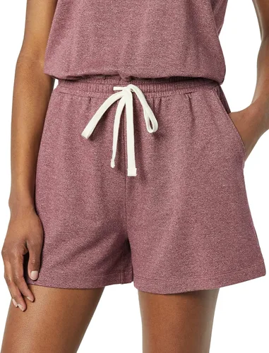Vista 5 de Tienda Essentials Studio - Enterizo de tela de toalla con vellón para mujer