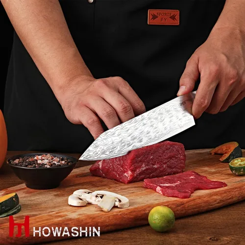 Vista 66 de Cuchillo de chef de 6 pulgadas, cuchillos de cocina, deshuesado de acero inoxidable alemán de alto carbono, cuchillo profesional para carne, aves